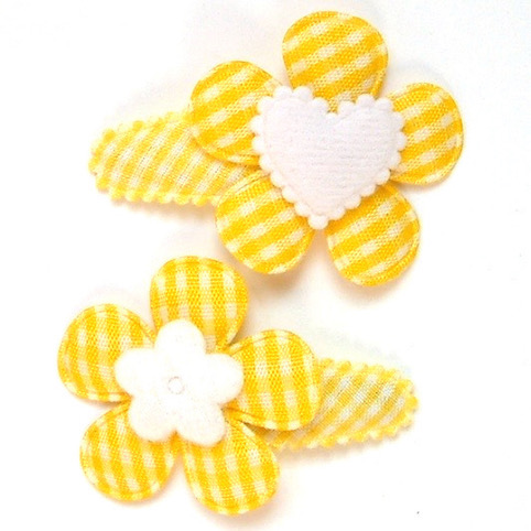 Collection Celia Barrette Pour Petit Fille A Grande Fleur Soleil Plein De Bisous